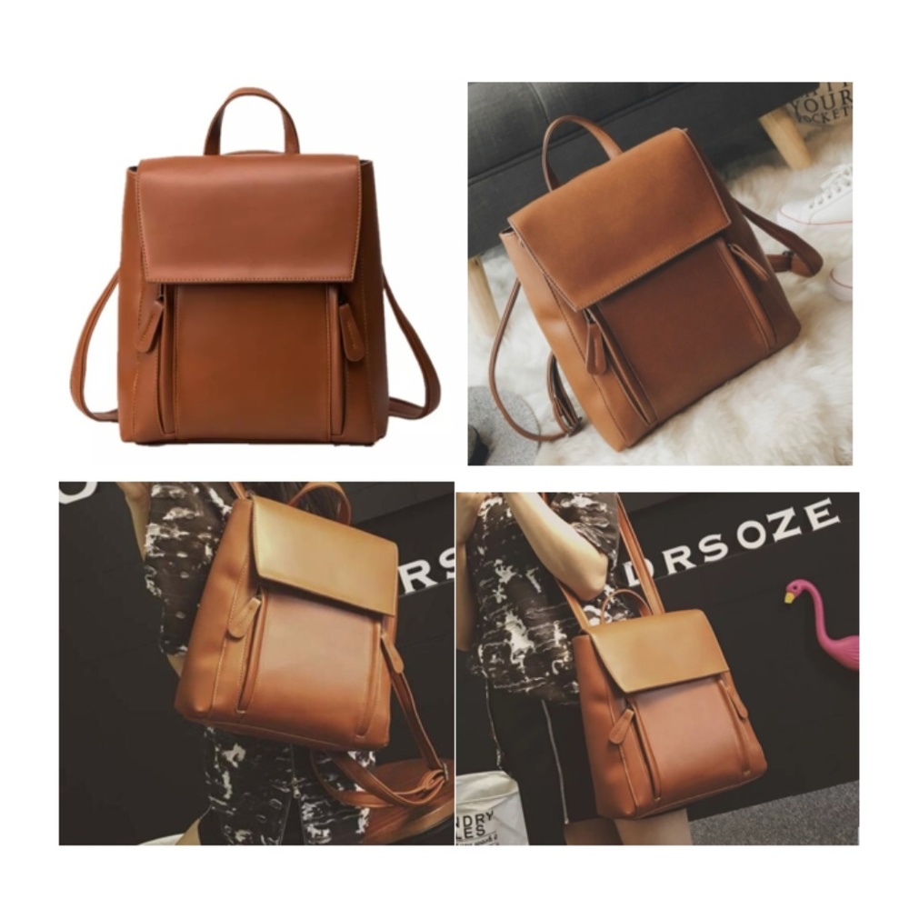 ✨Last one CLEARANCE✨ Vegan Backpack, CARAMEL